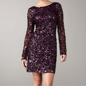 Aidan Mattox Sequin Dress